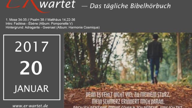 Bibellese 20.01.2017: 1. Mose 34-35 // Psalm 38 // Matthäus 14,22-36 смотреть онлайн
