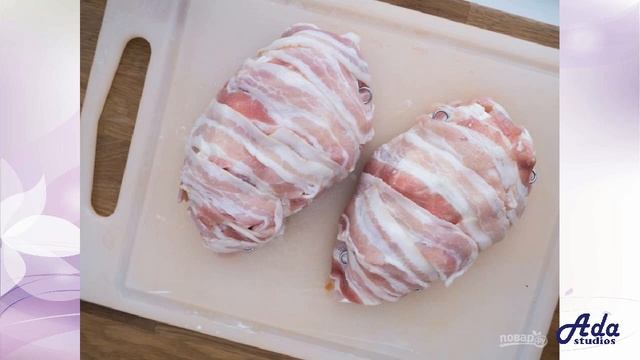 ★НЕРЕАЛЬНЫЙ ДЕЛИКАТЕС-★ ФАРШИРОВАННАЯ КУРИЦА В БЕКОНЕ ★ смотреть онлайн