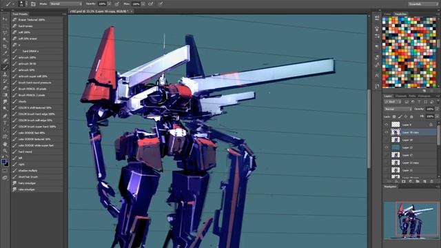 robot sketch 102 timelapse 80x смотреть онлайн