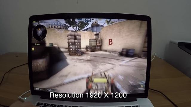 Gaming CS GO (Mid 2015) Macbook Pro 15 AMD R9 370x смотреть онлайн