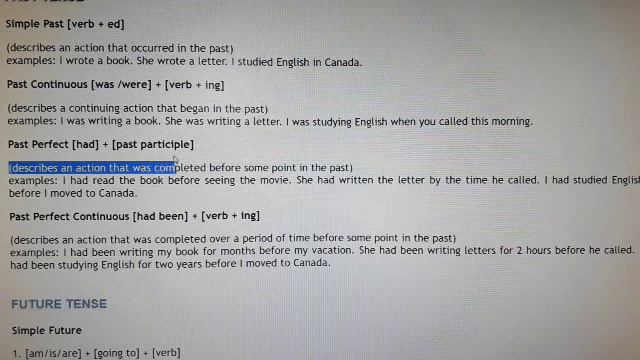 English Language Past Tense смотреть онлайн