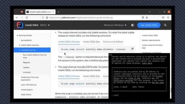 IntelliJ Idea Installation on Linux смотреть онлайн