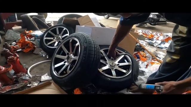13 Size Alloy wheel installed to Suzuki Maruti Zen | car modifications смотреть онлайн