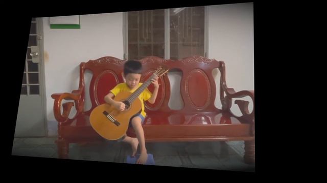 SUNNY (5 months & MINNIE 3 months' online guitar lessons) смотреть онлайн