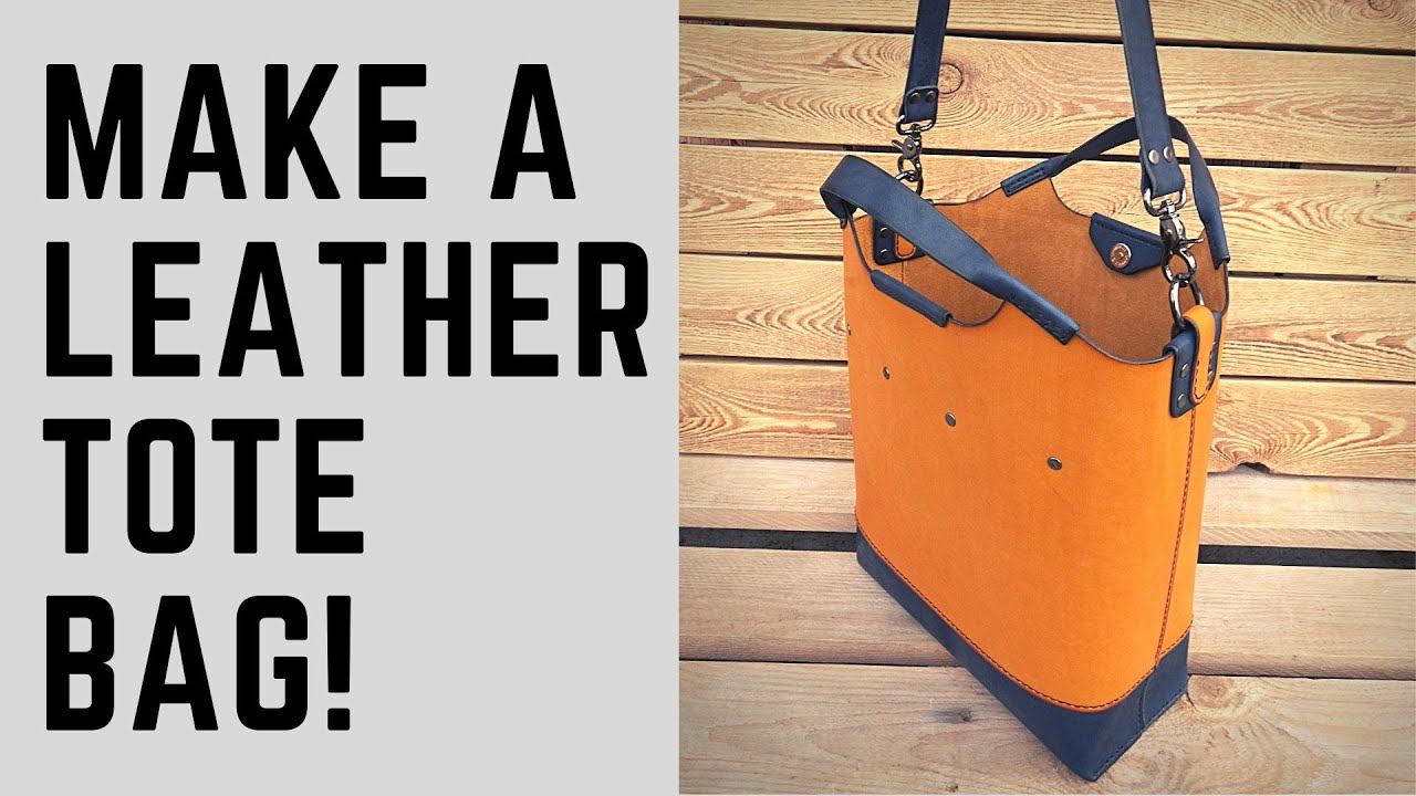 Tutorial - Make A Leather Tote Bag Designed By Woolenpaw.