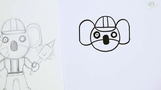 How to Draw Kolie | Roblox Piggy смотреть онлайн
