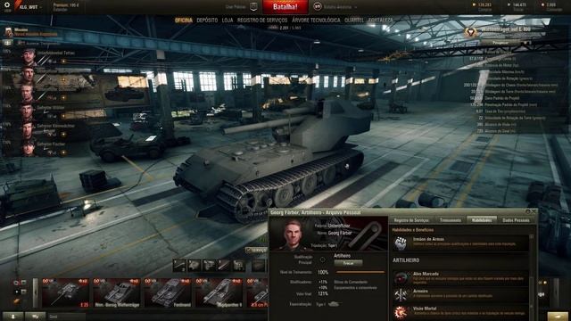World of Tanks #6 - Habilidades da Tripulação - Artilheiro смотреть онлайн