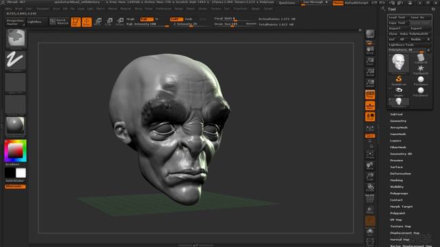 ZBrush 4R7  Занятие 2  Навигация и выделение