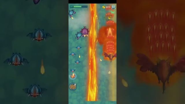 Fire beam & griffin - Fantastic Wings walkthrough - Alien arcade shooter games смотреть онлайн