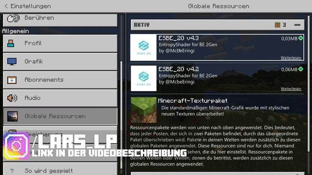 Wie installiert man Shader in der Minecraft Bedrock Edition | Minecraft Bedrock Guide | LarsLP смотреть онлайн