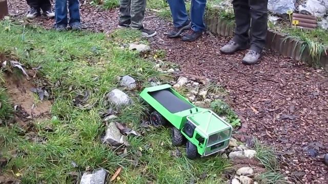 RC Trail Truck MAN KAT1 8x8 im RC Truck Trial Parcour zur deutschen Meisterschaft in Brechen смотреть онлайн