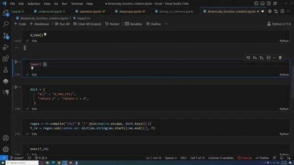 Создание функций в python динамически, или так сказать, на лету.
