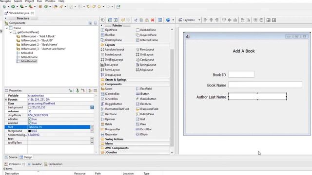 Adding Records to MySQL Using Java GUI смотреть онлайн