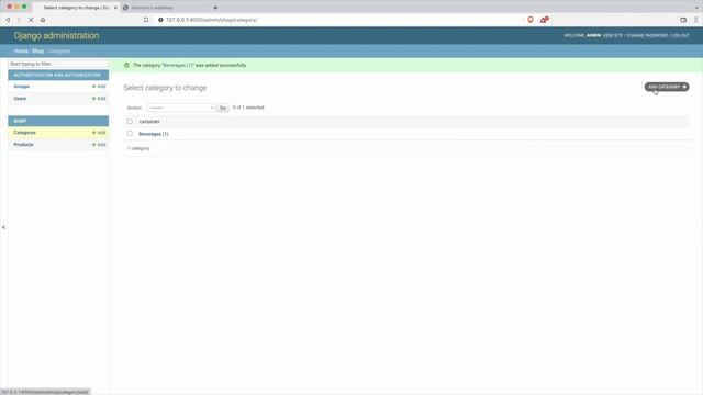 5-1 Categories - Python Django beginners course смотреть онлайн