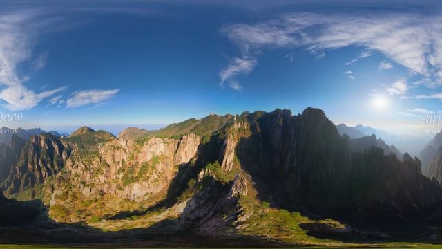 Huangshan mountains, China. Aerial 360 video in 12K смотреть онлайн