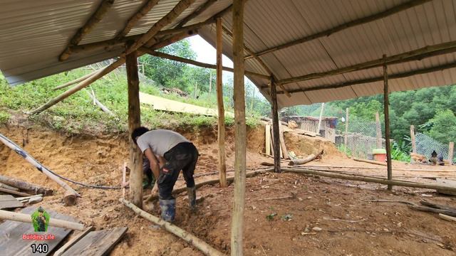 Build A House In The Forest At A Cost Of 300 Usd, Building Life, Episode 140