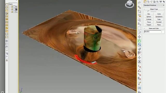 ИМИТИРУЕМ ЦИЛИНДРИЧЕСКУЮ ГОЛОГРАММУ В 3Д МАКС-3