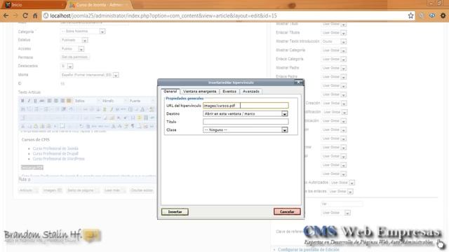 29. Enlace para descarga de archivos en PDF en Joomla 2.5 смотреть онлайн