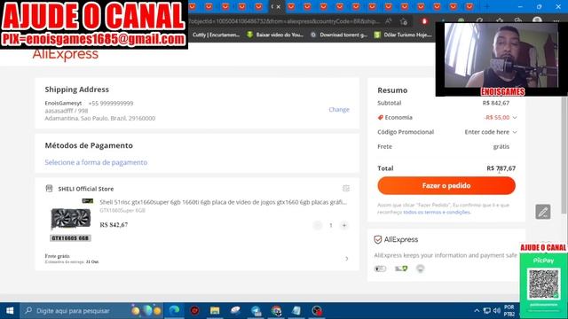Caiu Tudo as Placas de Vídeo no AliExpress RX 580 8G R$380,00 e Muito Mais смотреть онлайн