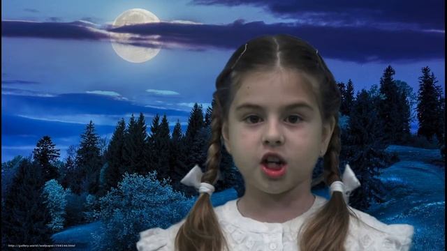 Стихотворение Сергея Есенина "Ночь" в исполнении ученицы 2А класса Дружининой Елизаветы смотреть онлайн
