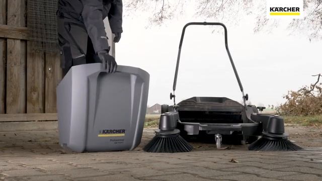 Подметальная машина Karcher KM 70/15 C 2SB с двумя боковыми щетками смотреть онлайн