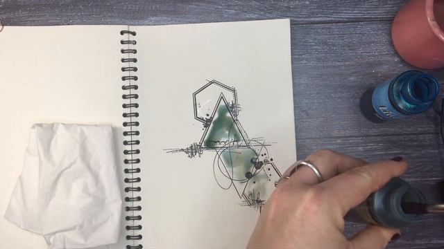 Super easy art journal page || Genesis Hop смотреть онлайн