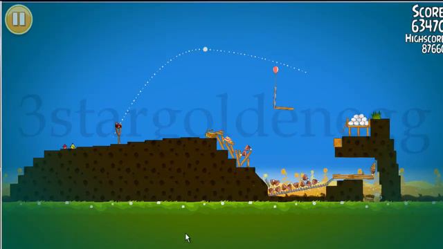 Pig Days 1-7 | Score 93470 | Angry Birds Seasons смотреть онлайн