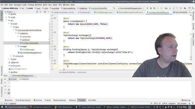 Spring Boot application being RabbitMq Consumer AND Producer смотреть онлайн