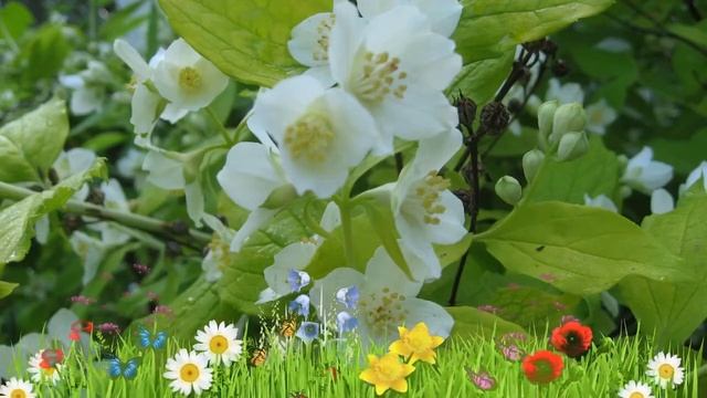 Чубушник (жасмин садовый) венечный Ауреус ? Посадка. крупномеры чубушника (жасмина садового) смотреть онлайн