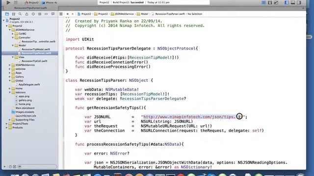 iOS Swift Rest Json Introduction | Nimap Infotech - Tutorial 79 смотреть онлайн