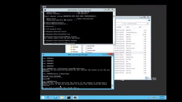 IBM Spectrum Protect setting up SSL between the client and server – Demo смотреть онлайн