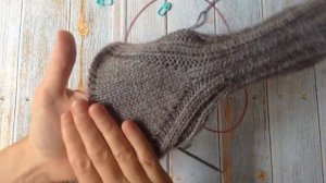 Самая удобная пятка \ Мастер класс\ носки спицами \ пятка стронг \ ленточный мысок