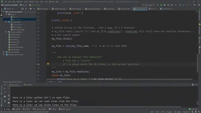 CMSC 201 FileIO and Slices (spring 21) смотреть онлайн