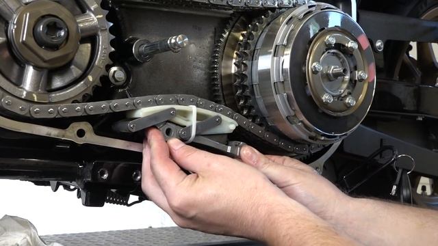 How To Replace a Harley Primary Drive Auto Chain Tensioner | Motorcycle Podcast смотреть онлайн