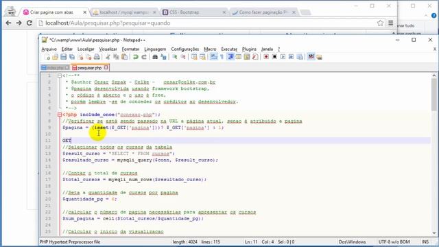 Como criar sistema de busca em PHP e MySQLi com paginação смотреть онлайн