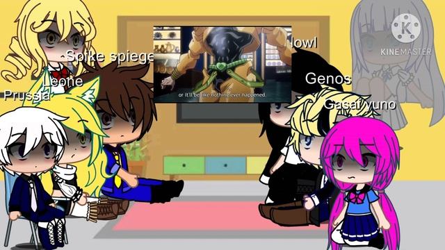 Anime Characters react to Jotaro vs Dio Part 3!!!||read desc|| смотреть онлайн