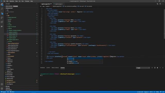 Ionic Angular Tutorial - Firebase Login Register & Forgot Password смотреть онлайн
