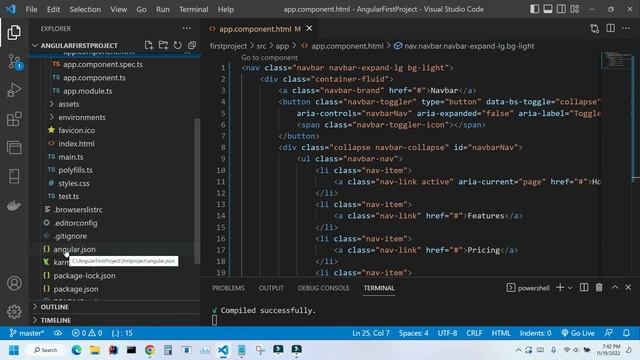 How to Create a Responsive Navigation Bar in Angular project смотреть онлайн
