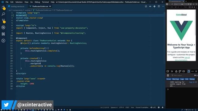 Using the Fade Animation When a Navigation Request is Made #5 - Vue Projects смотреть онлайн