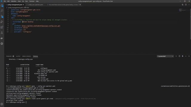 Config Sync to Manage kubernetes cluster configuration смотреть онлайн