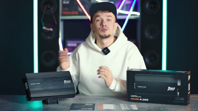 ОБзор Усилителя AMP Mass 4.100 смотреть онлайн