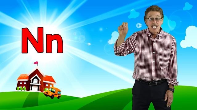 Letter N | Sing and Learn the Letters of the Alphabet | Learn the Letter N | Jack Hartmann смотреть онлайн
