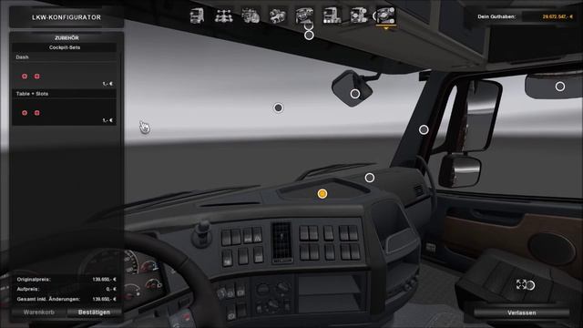 [ETS2 v1.22] DLC Cabin Accessory – Table + Slots смотреть онлайн
