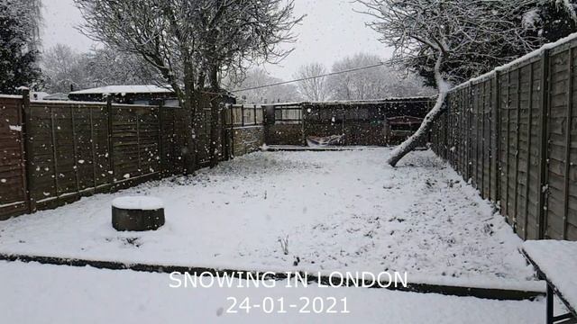 SNOW FALL IN LONDON | 2021 FIRST SNOW FALL IN LONDON смотреть онлайн