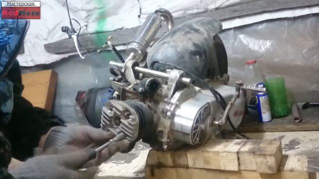 Ремонт BM Galactica 50cc часть #2 смотреть онлайн