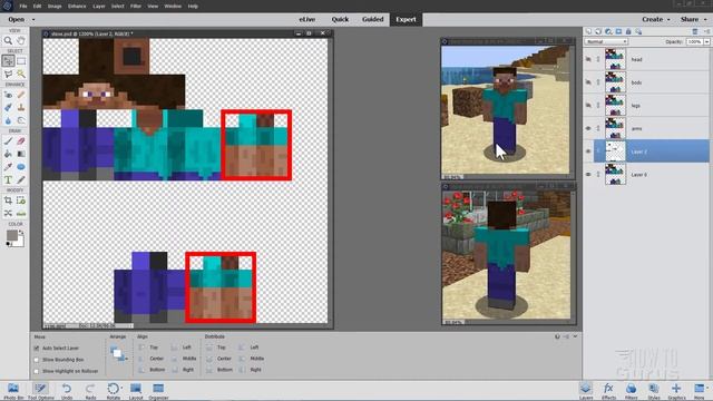 How You Can Edit Steve - How to Give your Character a New Skin Tutorial - Minecraft Java Edition смотреть онлайн
