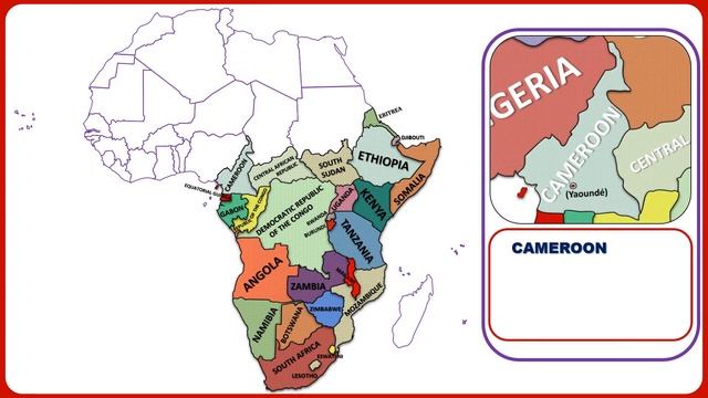 African Countries, Capital And Currency  || Africa Map || Africa Continent Map :: World Geography