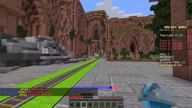 This Minecraft STAR WARS Battlefront II Mod is EPIC! - Minecraft: Hypixel Star Wars Battle смотреть онлайн