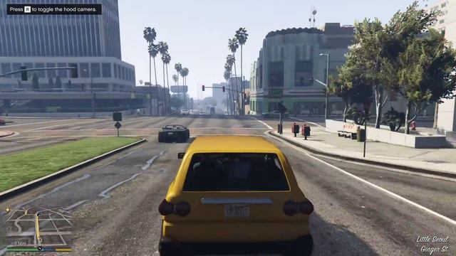 Franklin stealing micheals car!! - GTA 5 смотреть онлайн