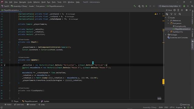 ДВИЖЕНИЕ от 1 ЛИЦА на Character Controller на Unity | Создание игр смотреть онлайн